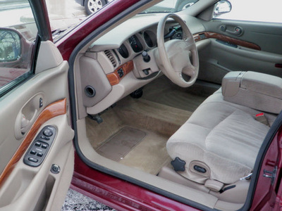 buick lesabre 2001 red sedan custom gasoline v6 front wheel drive automatic 55124
