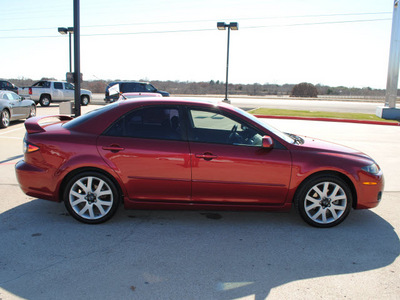 mazda mazda6 2007 red sedan gasoline 6 cylinders front wheel drive automatic 76087