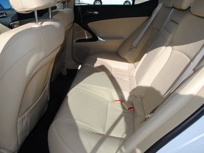 lexus is 250 2008 white sedan gasoline 6 cylinders rear wheel drive automatic 76087