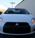 mitsubishi eclipse 2011 white hatchback gs gasoline 4 cylinders front wheel drive automatic 27215