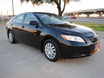 toyota camry 2008 black sedan le gasoline 4 cylinders front wheel drive automatic 75228