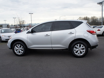 nissan murano 2011 silver gasoline 6 cylinders all whee drive automatic with overdrive 98371