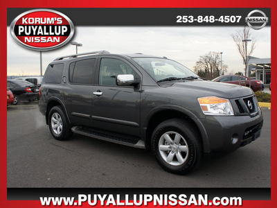 nissan armada 2011 dk  gray suv gasoline 8 cylinders 4 wheel drive automatic 98371