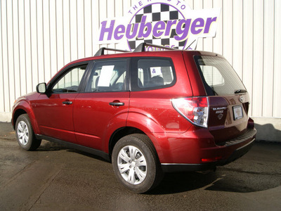 subaru forester 2009 camellia red suv 2 5 x gasoline 4 cylinders all whee drive 5 speed manual 80905