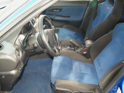 subaru impreza 2007 blue sedan wrx sti gasoline 4 cylinders all whee drive 6 speed manual 80905