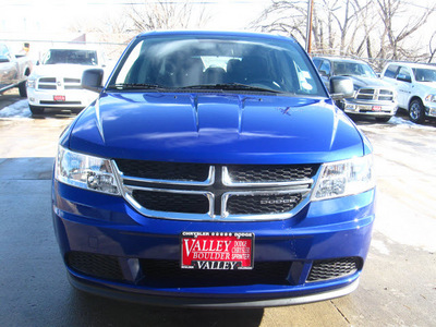 dodge journey 2012 blue american value package gasoline 4 cylinders front wheel drive automatic 80301