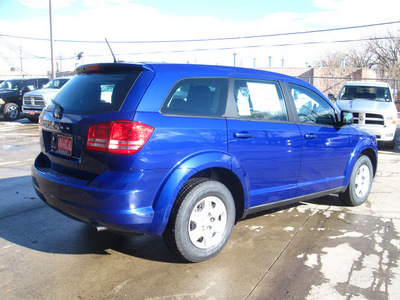 dodge journey 2012 blue american value package gasoline 4 cylinders front wheel drive automatic 80301