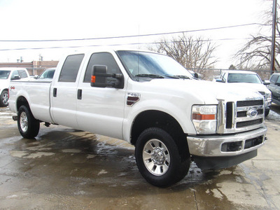ford f 250 super duty 2008 white xlt diesel 8 cylinders 4 wheel drive automatic 80301