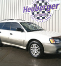 subaru outback 2003 white frost pearl wagon gasoline 4 cylinders sohc all whee drive automatic 80905