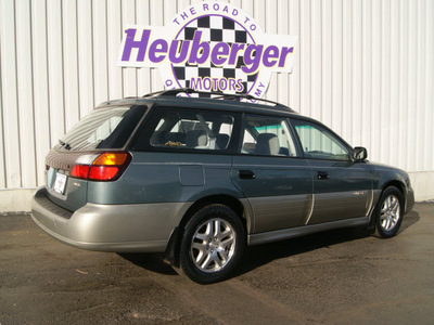 subaru outback 2002 wintergreen wagon gasoline 4 cylinders all whee drive automatic 80905