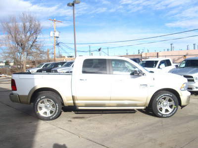 ram ram pickup 1500 2012 white laramie longhorn gasoline 8 cylinders 4 wheel drive automatic 80301