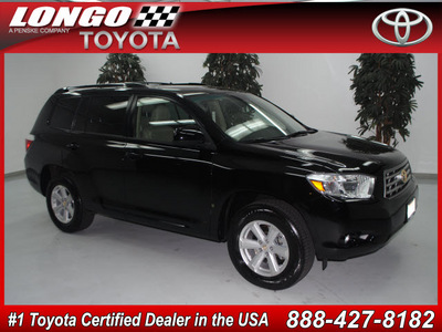 toyota highlander 2010 black suv se gasoline 6 cylinders front wheel drive automatic 91731