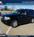 ford expedition 2011 black suv xlt flex fuel 8 cylinders 2 wheel drive automatic 76108