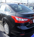 ford focus 2012 black sedan se gasoline 4 cylinders front wheel drive automatic 08753