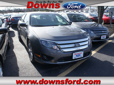 ford fusion 2012 gray sedan se gasoline 4 cylinders front wheel drive automatic 08753