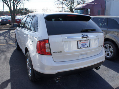 ford edge 2012 white limited gasoline 6 cylinders all whee drive automatic 08753
