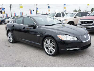 jaguar xf 2011 black sedan supercharged gasoline 8 cylinders rear wheel drive 6 speed automatic 77388