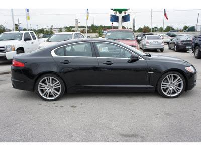 jaguar xf 2011 black sedan supercharged gasoline 8 cylinders rear wheel drive 6 speed automatic 77388