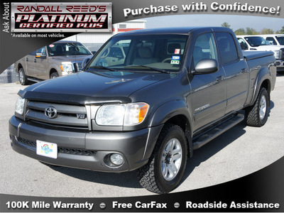 toyota tundra 2006 gray limited gasoline 8 cylinders 4 wheel drive automatic 77388