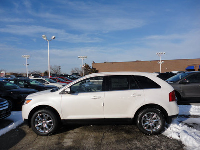 ford edge 2012 white limited gasoline 6 cylinders front wheel drive automatic with overdrive 60546