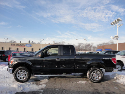 ford f 150 2012 black xlt 4x4 gasoline 6 cylinders 4 wheel drive automatic with overdrive 60546