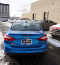 ford focus 2012 blue sedan se gasoline 4 cylinders front wheel drive automatic with overdrive 60546