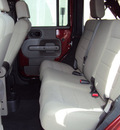 jeep wrangler 2007 red suv sahara gasoline 6 cylinders 4 wheel drive automatic 32901
