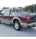 ford f 250 super duty 2009 dk  red king ranch diesel 8 cylinders 4 wheel drive automatic 77388