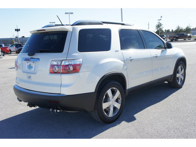 gmc acadia 2009 white suv slt 2 gasoline 6 cylinders front wheel drive automatic 77388