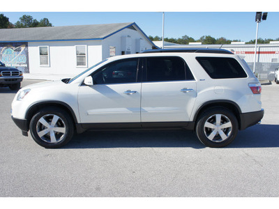 gmc acadia 2009 white suv slt 2 gasoline 6 cylinders front wheel drive automatic 77388