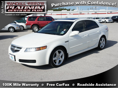 acura tl 2006 white sedan w navi gasoline 6 cylinders front wheel drive automatic 77388