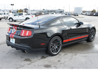 ford shelby gt500 2011 black coupe gasoline 8 cylinders rear wheel drive 6 speed manual 77388