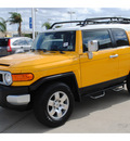 toyota fj cruiser 2010 yellow suv gasoline 6 cylinders 2 wheel drive automatic 77065