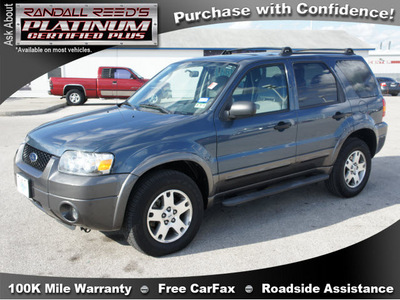 ford escape 2005 dk  blue suv xlt gasoline 6 cylinders all whee drive 4 speed automatic 77388