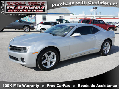 chevrolet camaro 2011 silver coupe lt gasoline 6 cylinders rear wheel drive automatic 77388