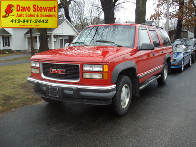 gmc suburban 1994 red suv k1500 gasoline v8 4 wheel drive automatic 43560