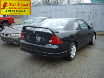 honda civic 2002 black coupe ex gasoline 4 cylinders front wheel drive automatic 43560
