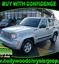 jeep liberty 2010 silver suv sport gasoline 6 cylinders 2 wheel drive automatic 33021