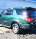 toyota sequoia 2004 green suv limited gasoline 8 cylinders 4 wheel drive automatic 80301