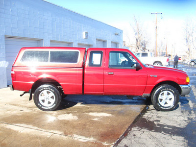 ford ranger 2003 red xlt gasoline 6 cylinders sohc 4 wheel drive automatic 80301