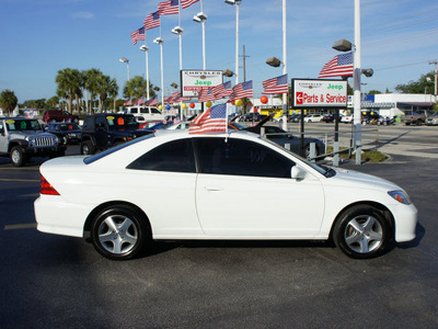 honda civic 2004 white coupe ex gasoline 4 cylinders front wheel drive automatic 33021