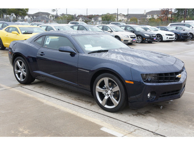 chevrolet camaro 2012 blue coupe 1 lt gasoline 6 cylinders rear wheel drive 6 spd auto conv and conni 77090