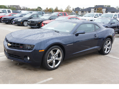 chevrolet camaro 2012 blue coupe 1 lt gasoline 6 cylinders rear wheel drive 6 spd auto conv and conni 77090