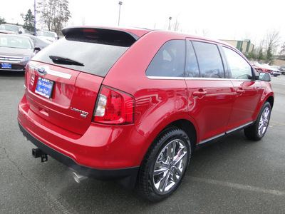ford edge 2012 red candy limited gasoline 6 cylinders all whee drive automatic 98032