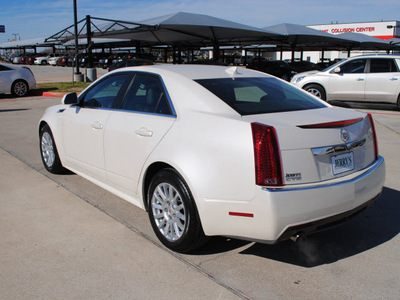 cadillac cts 2011 white sedan gasoline 6 cylinders rear wheel drive automatic 76087