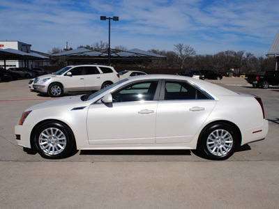 cadillac cts 2011 white sedan gasoline 6 cylinders rear wheel drive automatic 76087