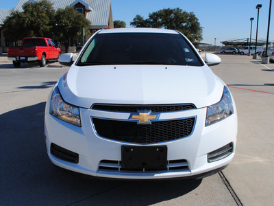 chevrolet cruze 2011 white sedan lt gasoline 4 cylinders front wheel drive automatic 76087