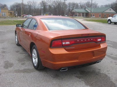 dodge charger 2011 orange sedan se gasoline 6 cylinders rear wheel drive autostick 62863