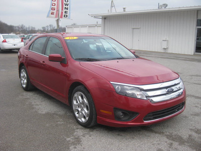 ford fusion 2010 dk  red sedan se gasoline 4 cylinders front wheel drive automatic 62863