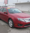 ford fusion 2010 dk  red sedan se gasoline 4 cylinders front wheel drive automatic 62863